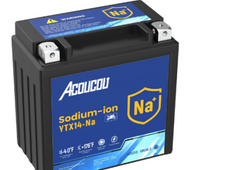 Acoucou YTX14-BS Motorcycle Battery, 12V Sodium-Ion Battery