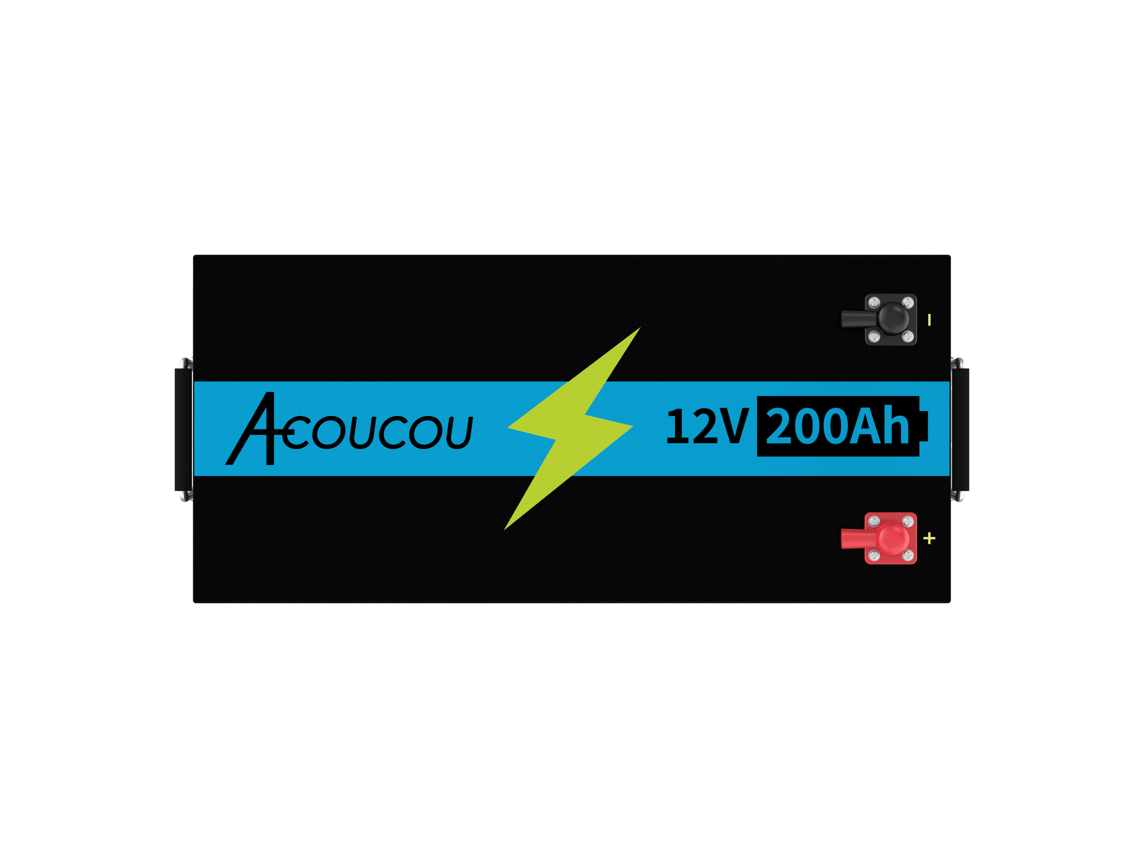 Acoucou MaxOne 12V 200Ah Bluetooth Lithium LiFePO4 Deep Cycle Battery,RV Marine Motor Golfcart Battery - Acoucoubatteries